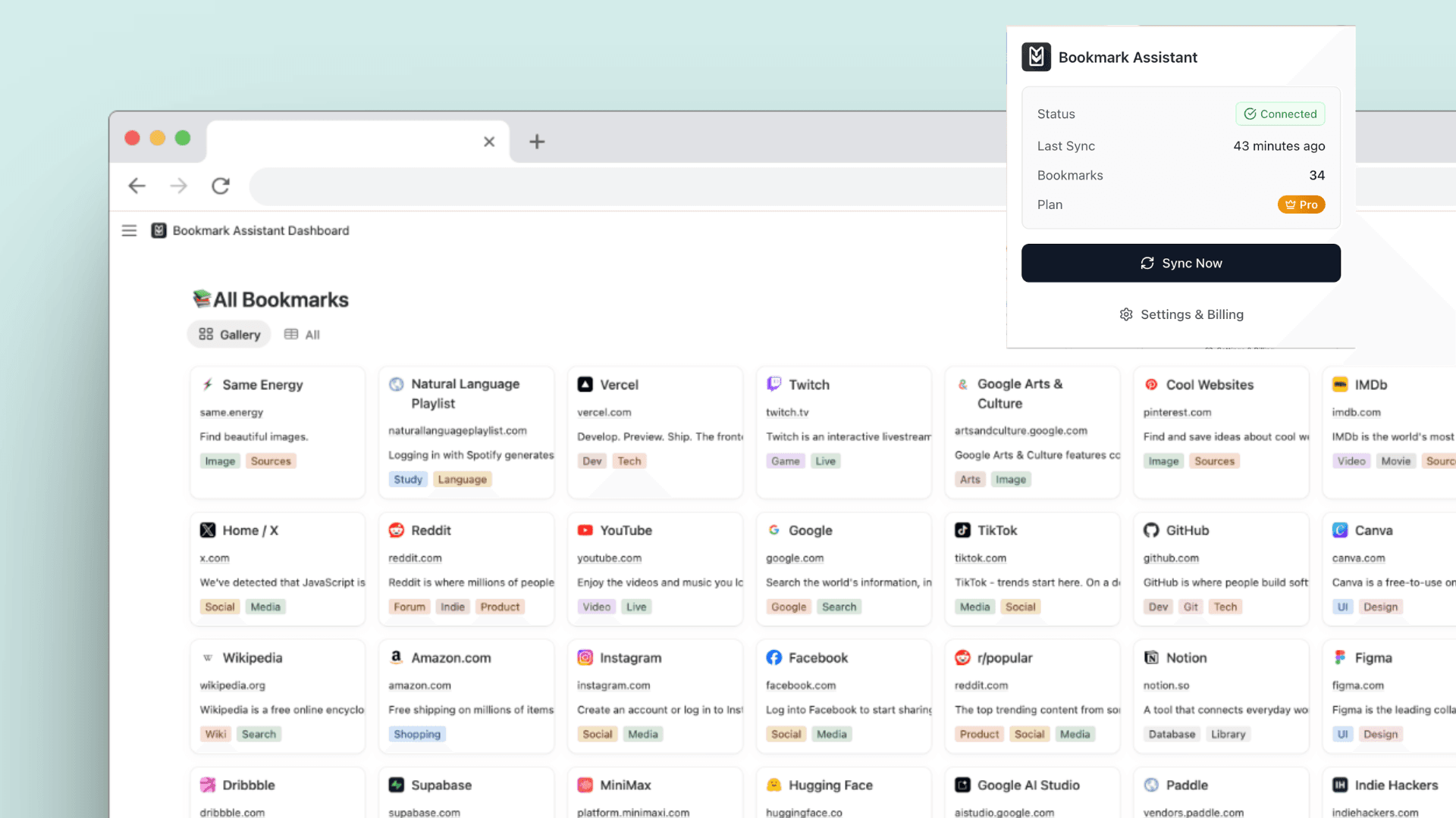 BookmarkAssistant - Project screenshot