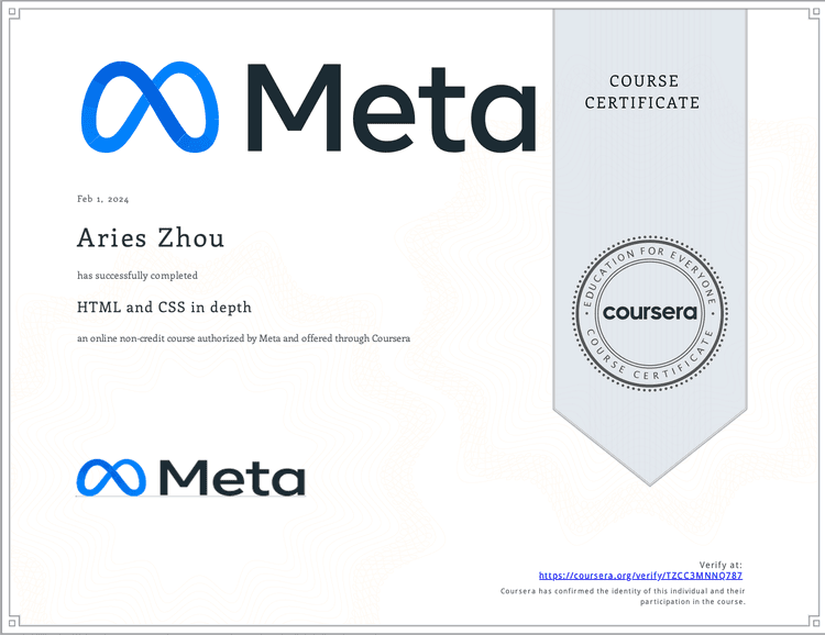 HTML and CSS in Depth